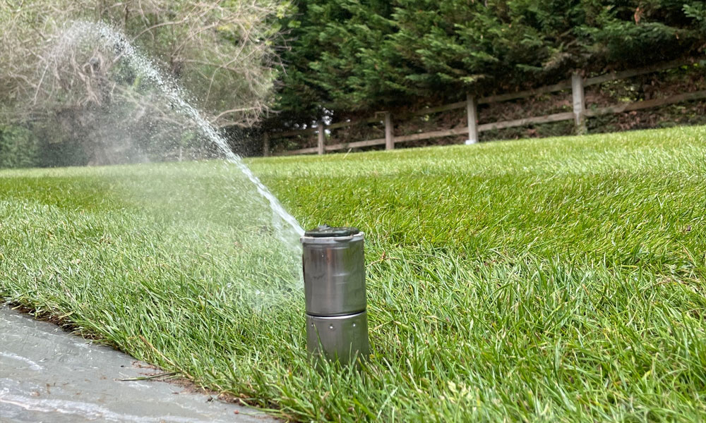 Using a drone for irrigation design